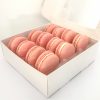 Raspberry macarons