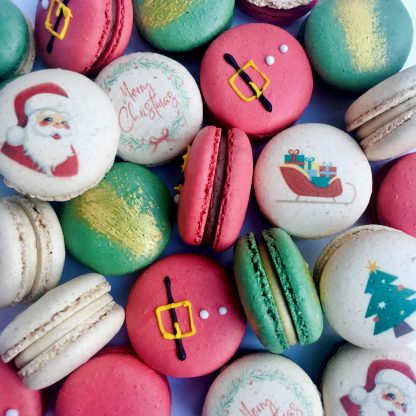 christmas-macarons