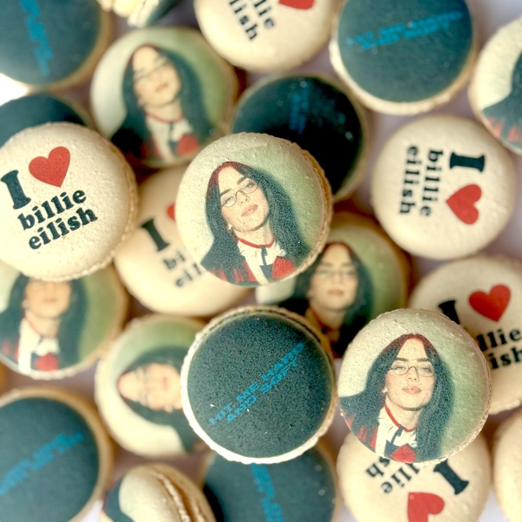 personalised-billie-eilish-macarons