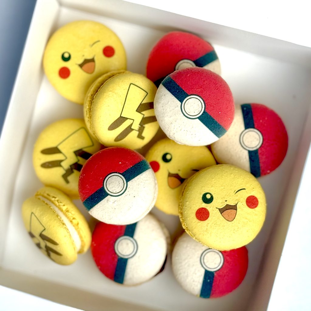 pokemon-themed-pikachu-macarons