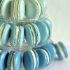 dark-blue-ombre-macaron-tower