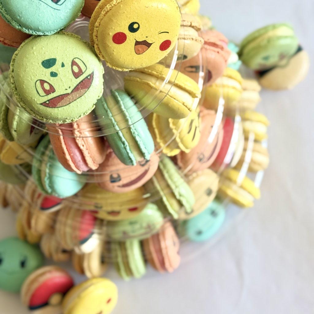 Pokémon-macaron-tower-birthday-party-food